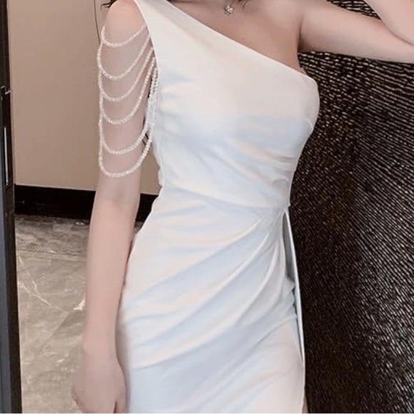 NWT white long dress - Picture 4 of 4